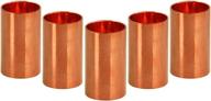 🔧 supply giant dddq0012-5 straight copper coupling fittings - sweat ends and dimple tube, 1/2 inch logo