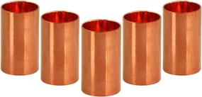 img 4 attached to 🔧 Supply Giant DDDQ0012-5 Straight Copper Coupling Fittings - Sweat Ends and Dimple Tube, 1/2 Inch