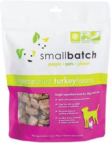 img 1 attached to 🦃 Smallbatch Pets Premium Freeze-Dried Turkey Heart Treats - 3.5 oz - USA Sourced & Made, Single Ingredient, Humanely Raised, Preservative-Free!