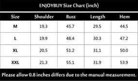 img 1 attached to 👕 X-Large Men's Clothing: Enjoybuy's Stylish Summer Henley Shirts