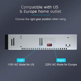 img 3 attached to ⚡ Anbull SMPS преобразователь 110V переменного тока в 24V постоянного тока: адаптер питания мощностью 600 Вт, трансформатор-переключатель для высокотоковых приложений (максимальный ток 25A, новая версия)