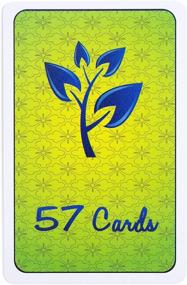 img 1 attached to 🃏 57 Cards Plastics: High-Quality Rook Cards with Green Backs