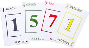 img 2 attached to 🃏 57 Cards Plastics: High-Quality Rook Cards with Green Backs