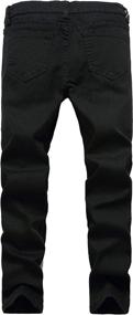 img 3 attached to Skinny Ripped Destroyed Distressed Stretch Boys' Clothing ~ Jeans