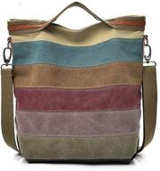 хобо-сумки из холста для женщин - многоцветная повседневная сумка-мессенджер airvie с верхней ручкой и плечевыми ремнями логотип