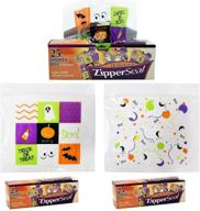 🎃 halloween zipper seal sandwich bags: set of 75 bags in 5 boxes logo