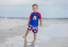 img 1 attached to Optimized Search: Toddler Story Piece Guard Rashguard Boys' Clothing and Swimwear