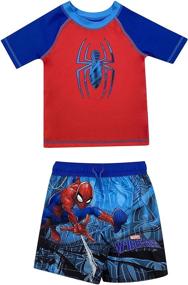img 4 attached to Optimized Search: Toddler Story Piece Guard Rashguard Boys' Clothing and Swimwear
