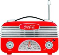 vintage style coca-cola 🎧 ccr01 am/fm radio by coca cola logo