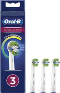 oral-b flossaction replacement heads with cleanmaximiser technology - pack of 3: boost your electric toothbrush effectiveness logo