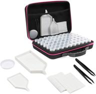 diamond painting kits for adults: complete set with embroidery box, tray, tweezers (66 pieces) logo