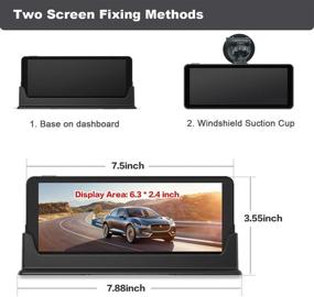 img 3 attached to FHD 1080P Truck/Car/Pickup/RV/Trailer/SUV HD Rear or Front Camera Kit with 7 inch Monitor and 49ft Long Cable - Enhance Your Safety and Convenience!