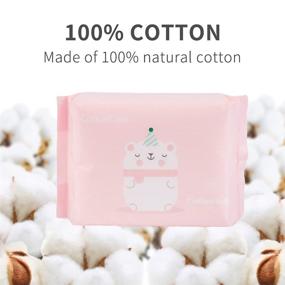 img 3 attached to 👶 COTTONCARE Baby Dry Wipe, 100% Cotton, Dry Wipe Cotton Tissues, Gentle on Baby's Sensitive Skin, Baby Skincare Essentials, 6-Pack (600 Count)