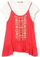 speechless girls babydoll knit layering girls' clothing logo