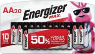 🔋 energizer aa batteries (20-pack), premium double a max alkaline battery logo