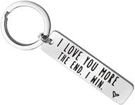 💑 anniversary valentine keyrings & keychains for couples - men's accessories logo