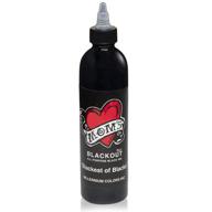 ✒️ versatile 8 oz millennium mom's blackout tattoo ink: perfect for artists, liners, and color shading logo