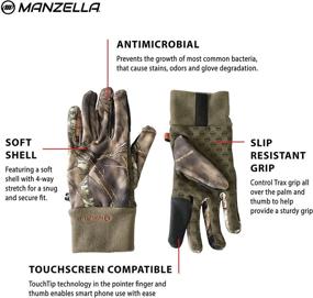 img 3 attached to 🧤 Stretch Weather Hunting Touchscreen Gloves by Manzella