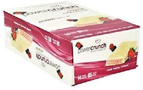 img 3 attached to Энергетические батончики Power Crunch, вкус дикой ягоды, упаковка из 5 штук