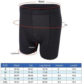 img 2 attached to Sportneer Womens Cycling Underwear Padding