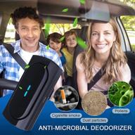 🚗 keep your car air clean with graffitimaster portable air purifier for car - efficient, reusable filter for fresh & odor-free environment on the go! logo