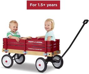 img 2 attached to 🚂 Radio Flyer Town and Country Wagon