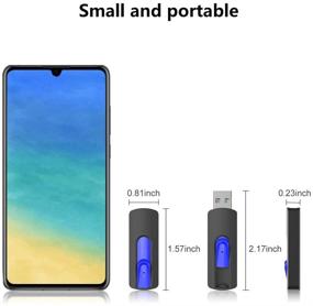 img 3 attached to 💾 JUANWE флеш-накопитель USB 3.0 256 ГБ | Быстрая передача данных для Mac, ПК, акустической системы - Синий