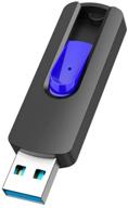 💾 juanwe флеш-накопитель usb 3.0 256 гб | быстрая передача данных для mac, пк, акустической системы - синий логотип