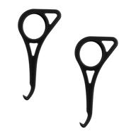 эффективный инструмент для снятия невидимого брекета - удобный съемник брекета и алайнера - съемник (черный, 2 шт) логотип