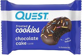 img 2 attached to 🍪 Indulge in 24 Count Quest Nutrition Chocolate Cake Frosted Cookies