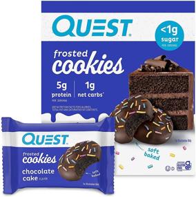 img 3 attached to 🍪 Indulge in 24 Count Quest Nutrition Chocolate Cake Frosted Cookies