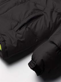 img 1 attached to Vertical Puffer BLACK CHARCOAL 14 16 Boys' Clothing for Jackets & Coats