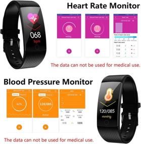 img 2 attached to Kids Fitness Tracker with Heart Rate & Oxygen Monitor, Calorie Counter, Pedometer for Steps and Miles, Activity Tracker Watch for Boys and Girls Walking