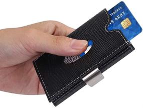 img 4 attached to 🔒 LIULIHUA RFID Blocking Minimalist Wallet for Men - Stylish Accessory for Enhanced Security