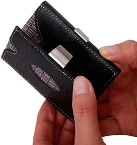 img 2 attached to 🔒 LIULIHUA RFID Blocking Minimalist Wallet for Men - Stylish Accessory for Enhanced Security