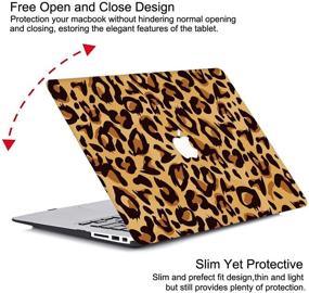 img 2 attached to PapyHall New 16-Inch MacBook Pro Colorful Plastic Case For MacBook Pro 16 Inch 2020 2019 Release Retina Display With Touch Bar And Touch ID Model: A2141 Leopard Brown