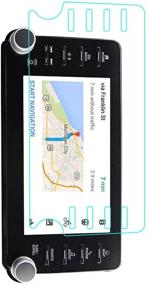 img 4 attached to 🚗 J&D Премиум HD Прозрачная Защитная Пленка для навигационного экрана автомобиля Honda Accord (1 шт.) - Пленка для защиты экрана с кристальной чистотой для моделей EX EX-L Touring (2018-2020)
