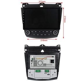 img 2 attached to 🚗 Превосходное автомобильное радио Android 10.0 с сенсорным экраном IPS DSP для Honda Accord 2003-2007: Bluetooth, Carplay, Wi-Fi, GPS-навигация и поддержка мультимедиа