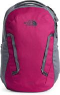 north face backpack heather mauveglow outdoor recreation and camping & hiking logo