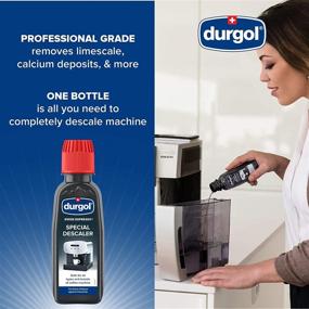 img 2 attached to Durgol Swiss Espresso Descaler and Decalcifier - 4.2 fl. oz (Pack of 2) for All Espresso Machines and Coffee Makers - Compatible with All Brands