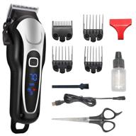 💇 cutting-edge professional hair clipper barber kit with precision trimming, led display, cordless convenience, and rechargeable power: the ultimate haircut and grooming set logo