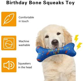 img 2 attached to 🎉 Dog Birthday Bandana for Travel Bus Theme - Dog Birthday Toy/Cake/Balloon- Festive Dog Birthday Party Supplies Gift Scarf for Boy Dogs - Ideal for Small, Medium & Large Breeds and Cats