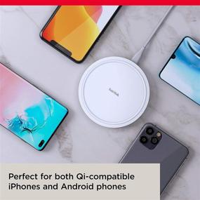 img 1 attached to ⚡ SanDisk Ixpand Wireless Charger 15W: Fast Qi-Compatible Charging Pad with Quick Charge Adapter & USB Type-C Cable (SDIZB0N-000G-ANCLN)