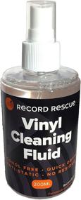 img 3 attached to 🎵 Ultimate Vinyl Cleaning Kit: Vinyl Cleaning Fluid & Microfiber Towel - Record Washing Solution (200ml Spray Bottle) by Record Rescue