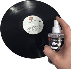 img 1 attached to 🎵 Ultimate Vinyl Cleaning Kit: Vinyl Cleaning Fluid & Microfiber Towel - Record Washing Solution (200ml Spray Bottle) by Record Rescue