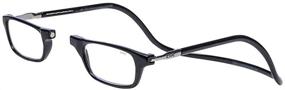 img 4 attached to 👓 CliC Original Black +2.00 Readers: Sleek and Stylish Reading Glasses with Built-In Convenience