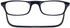 img 3 attached to 👓 CliC Original Black +2.00 Readers: Sleek and Stylish Reading Glasses with Built-In Convenience