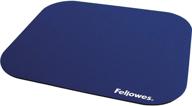 🐭 fellowes 58021 medium mouse pad (blue) - enhance comfort and precision logo