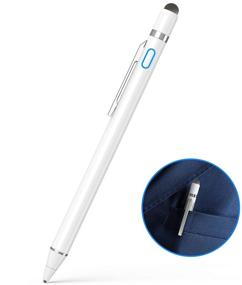 img 4 attached to KECOW Active Stylus Pens: Ultimate Precision for iPad, Cellphone & Tablet, Compatible with MacBook/Samsung, Perfect for Writing, Drawing, Handwriting on Touchscreens