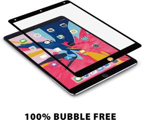 img 3 attached to 📱 Moshi iVisor AG Screen Protector for 10.2" iPad 8th/7th Gen, iPad Air/Pro - Washable & Reusable, Black (Clear/Matte) - Reduces Fingerprints & Smudging, Apple Pencil Compatible